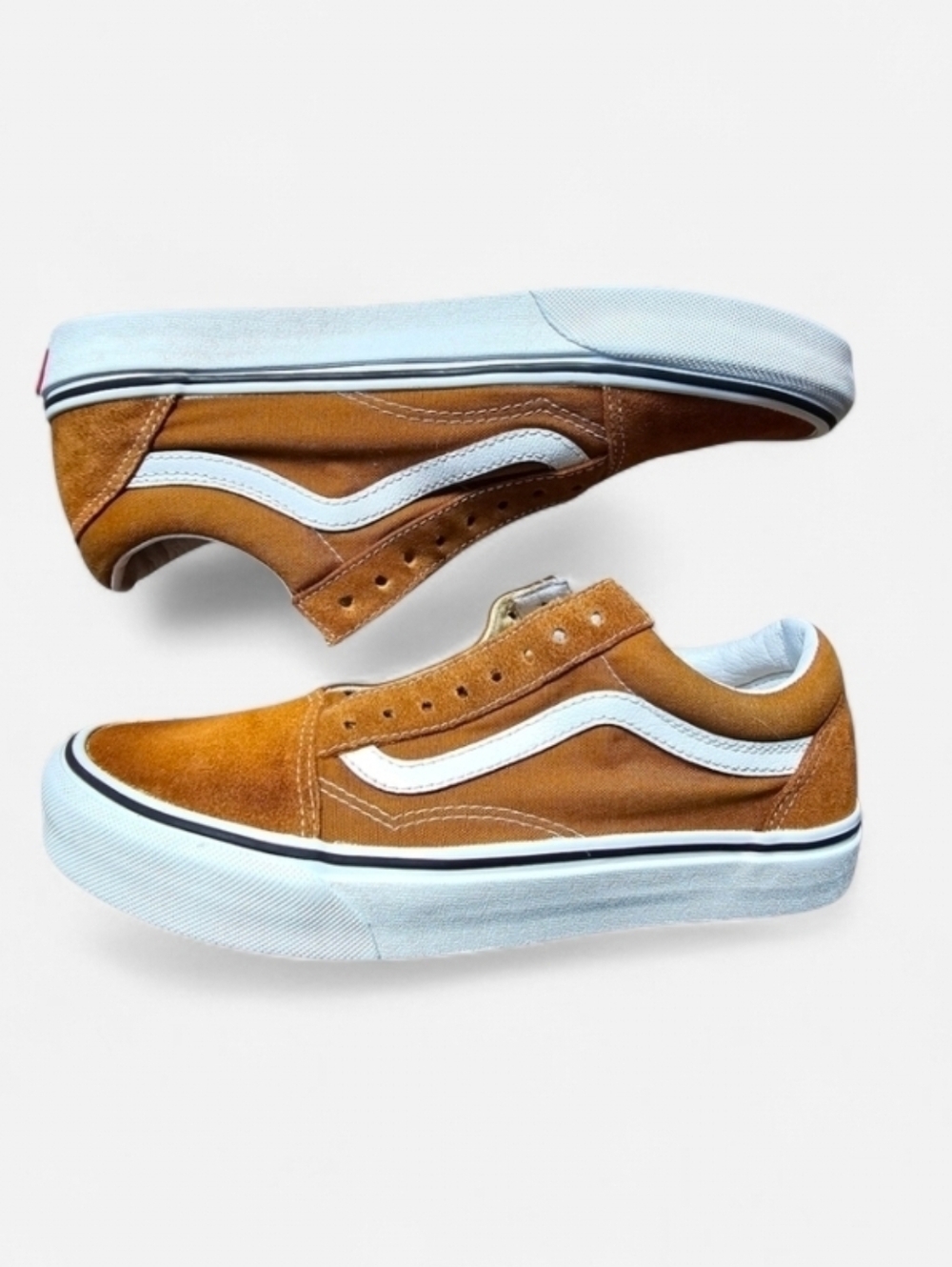 Vans Old Skool Suede Canvas Sneakers | US Men 7 / US Women 8.5 - Picture 2 of 13